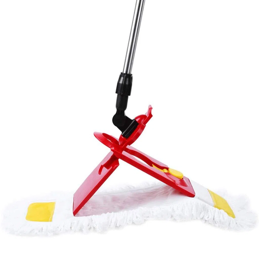Trapeador para Polvo, trapeadores de Microfibra para Limpieza de Pisos, con Mango Ajustable Extensible y Almohadillas Lavables para trapeadores