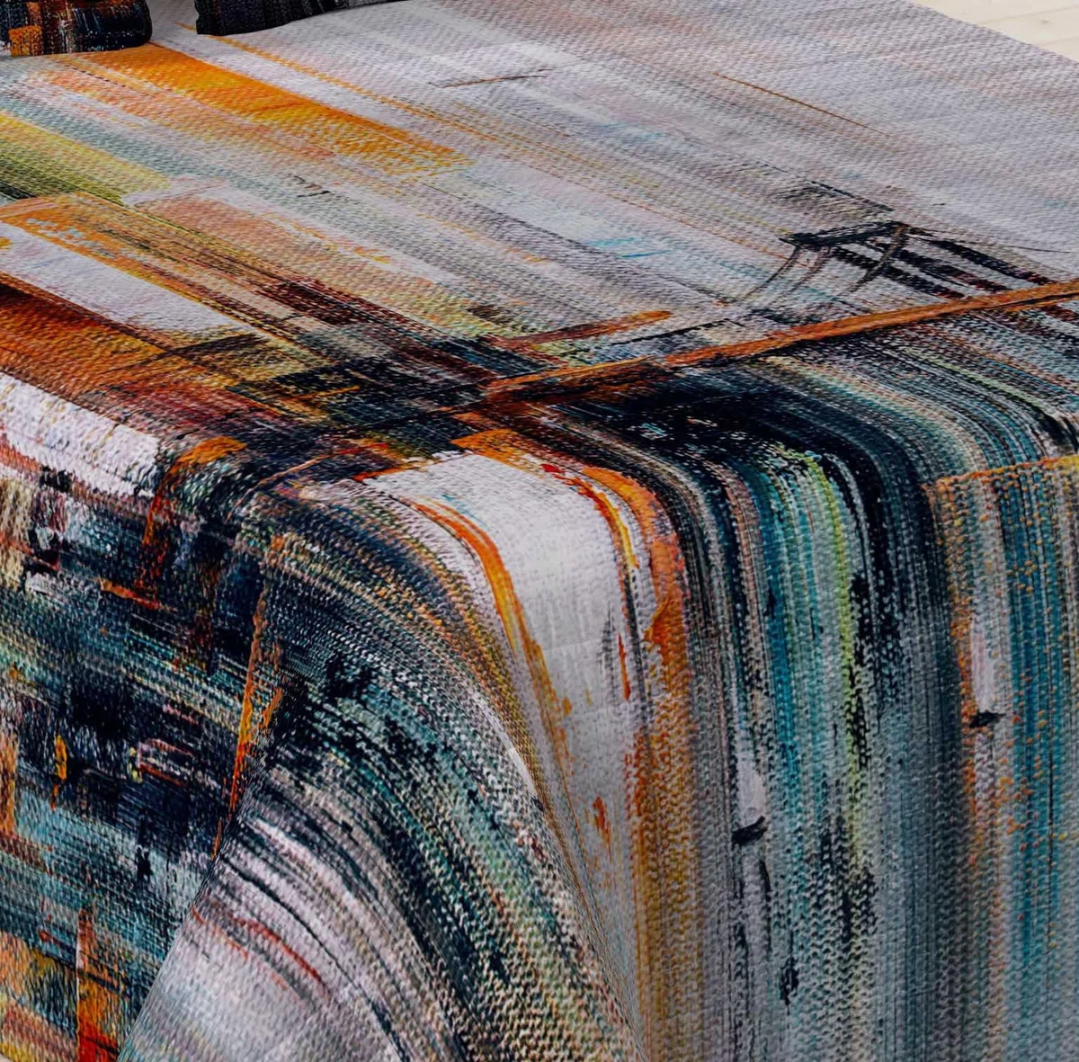 NATURALS Colcha Bouti Cama 90, 100% Algodón, Colcha con un Ligero Relleno, 180x260 cm, NY Art
