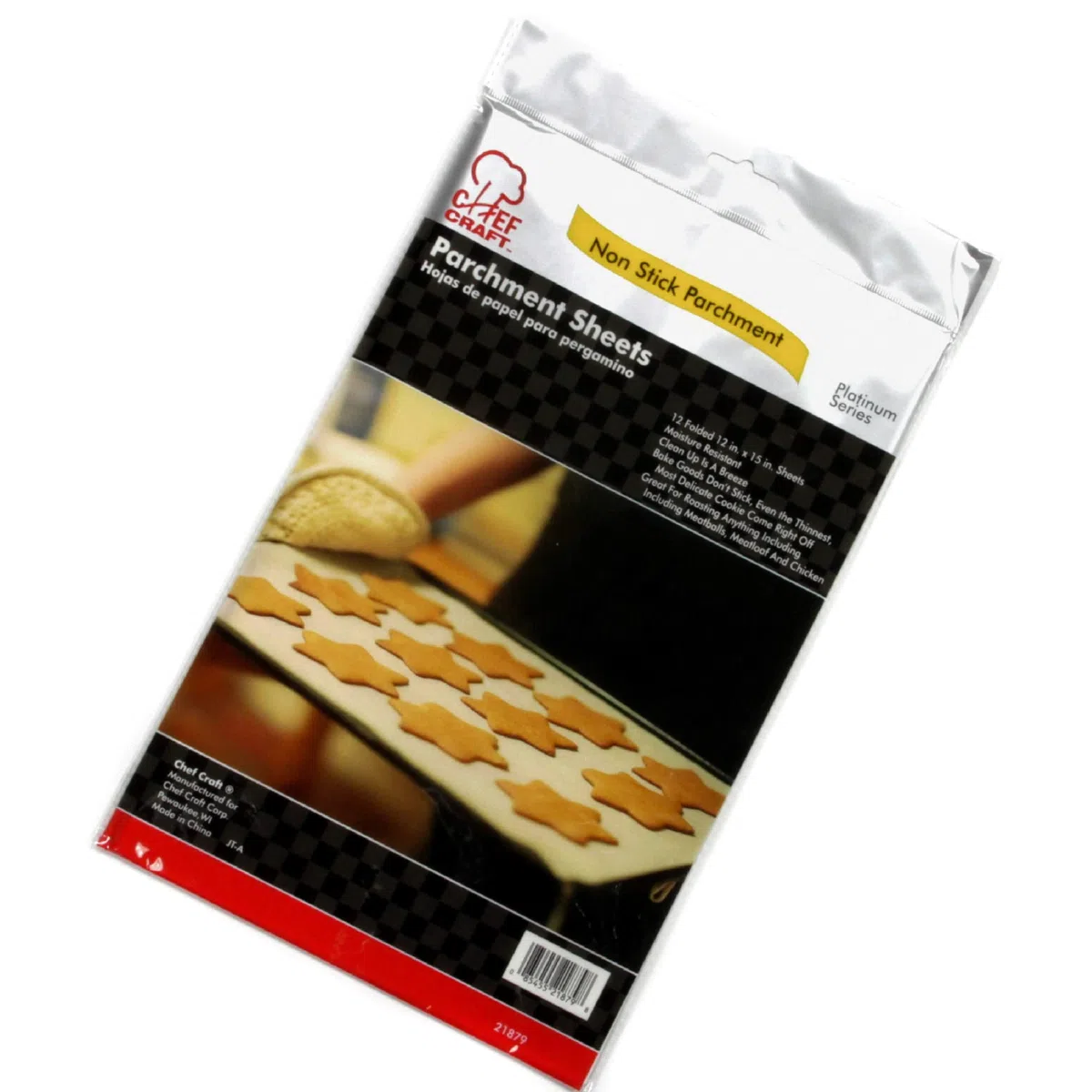 Chef Craft 42094 144 - Hojas de pergamino (30,5 x 38 cm), color blanco