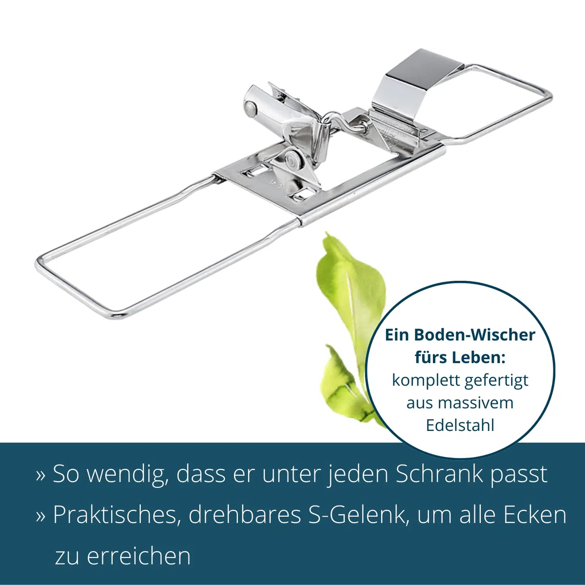 Ha-Ra Original Bodenexpress con Nassfaser Blanco Largo 42 cm,