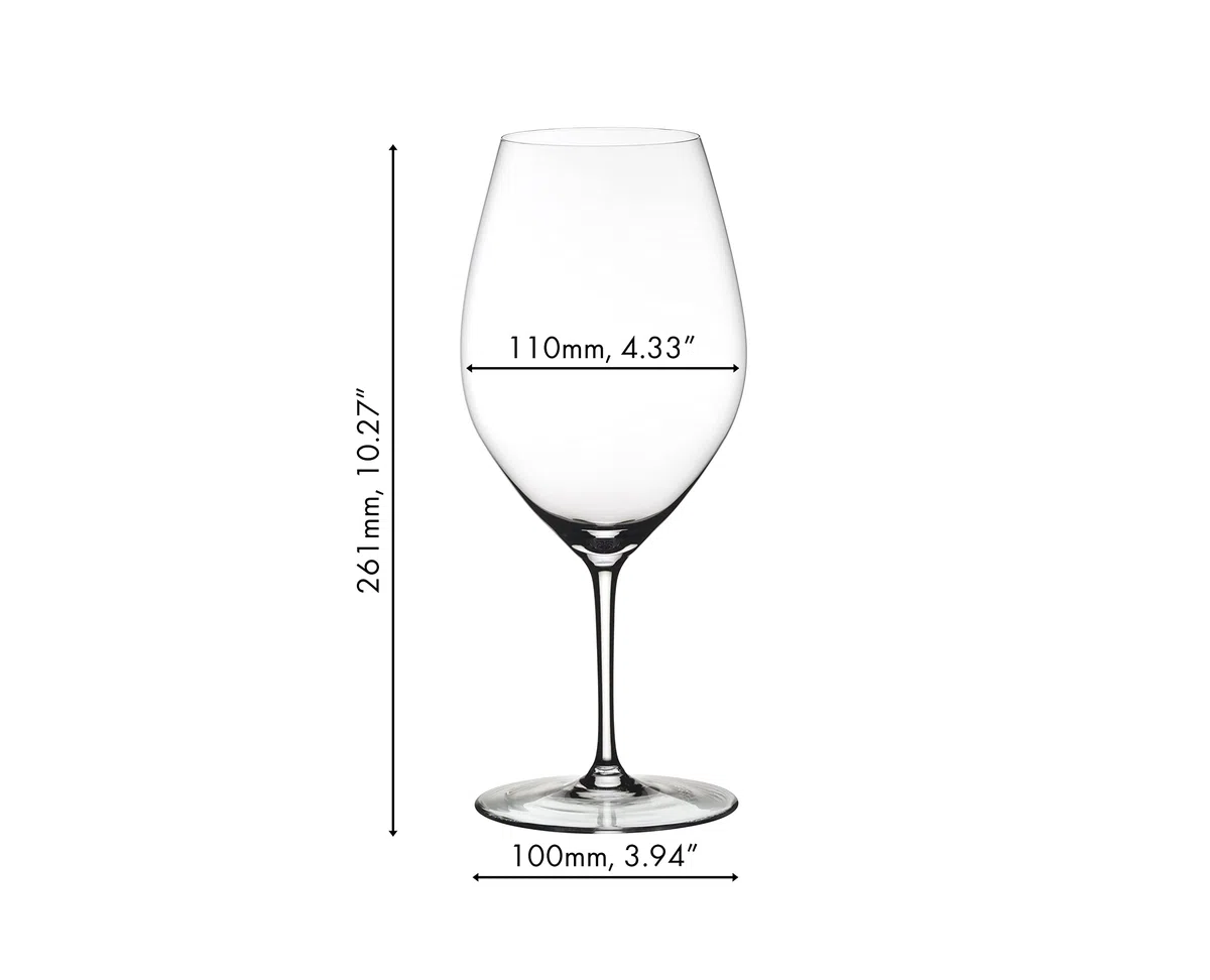 Riedel Wine Friendly 001 Magnum Juego de 4 Copas de Vino Tinto Copa de Vino Blanco 995ml