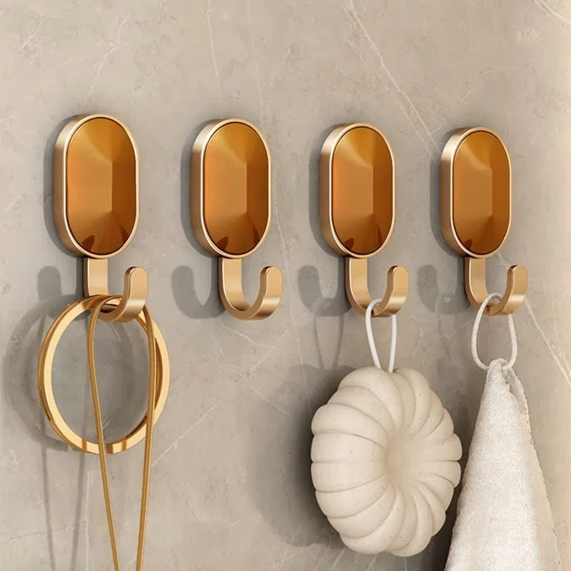 Ganchos for ropa, gancho de pared Gancho multifuncional Gancho de carga fuerte sin perforaciones Gancho for colgar en la puerta de viscosa Gancho adhesivo sin rastro Gancho de pared (Color : Sapphire