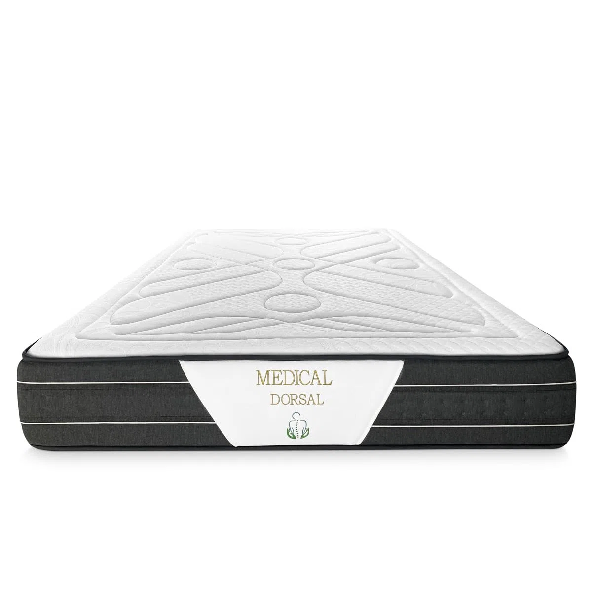 Somnia Descanso - Colchón Viscoelástico Medical Premium 90 x 190 cm, Ergonómico y Confortable, Grosor 30cm, Muelles Ensacados con Visco, Antiácaros, Antibacterias e Hipoalergénico