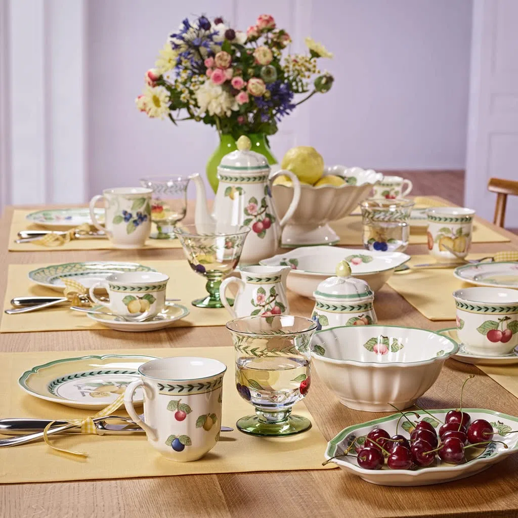 Villeroy & Boch French Garden Fleurence Azucarero, Porcelana Premium, Blanco/Colorido