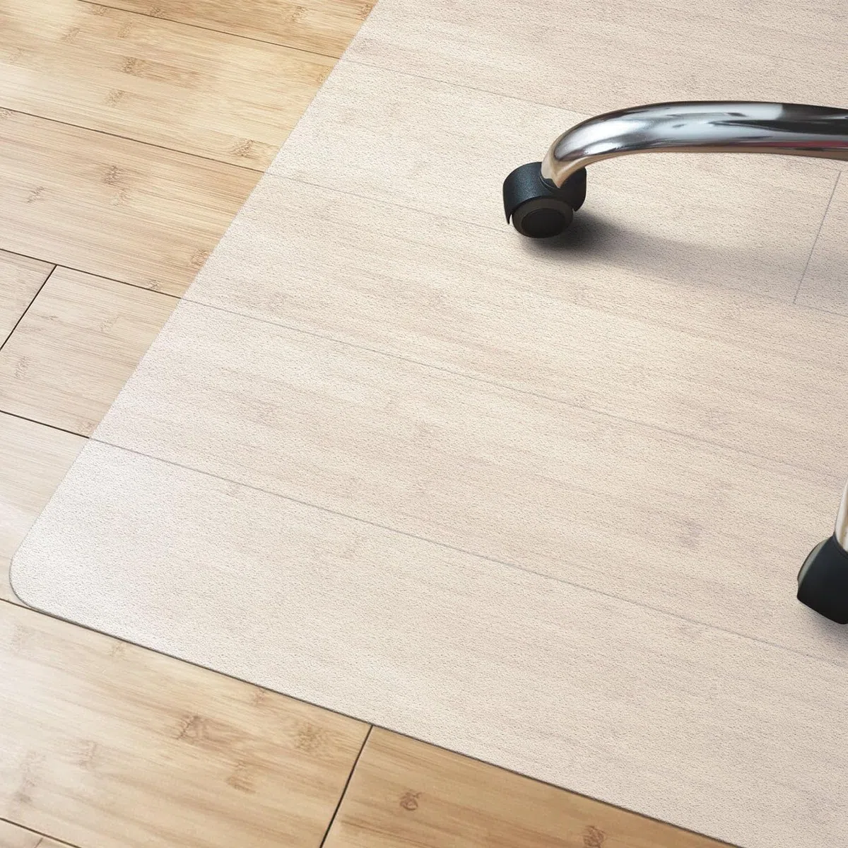 Alfombrilla de protección de suelo duro de 1,5 mm de grosor para silla de oficina para suelos laminados de parquet, protector de suelo de polipropileno (80 x 150 cm)