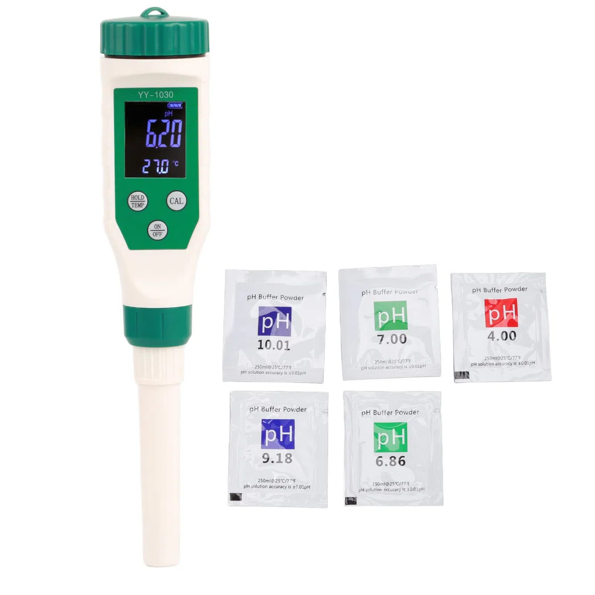 Dilwe Medidor de PH Digital Probador Inteligente Bluetooth para Agua, Suelo, Alimentos para Bebés, 246 G, Resistente Al Agua, IP67