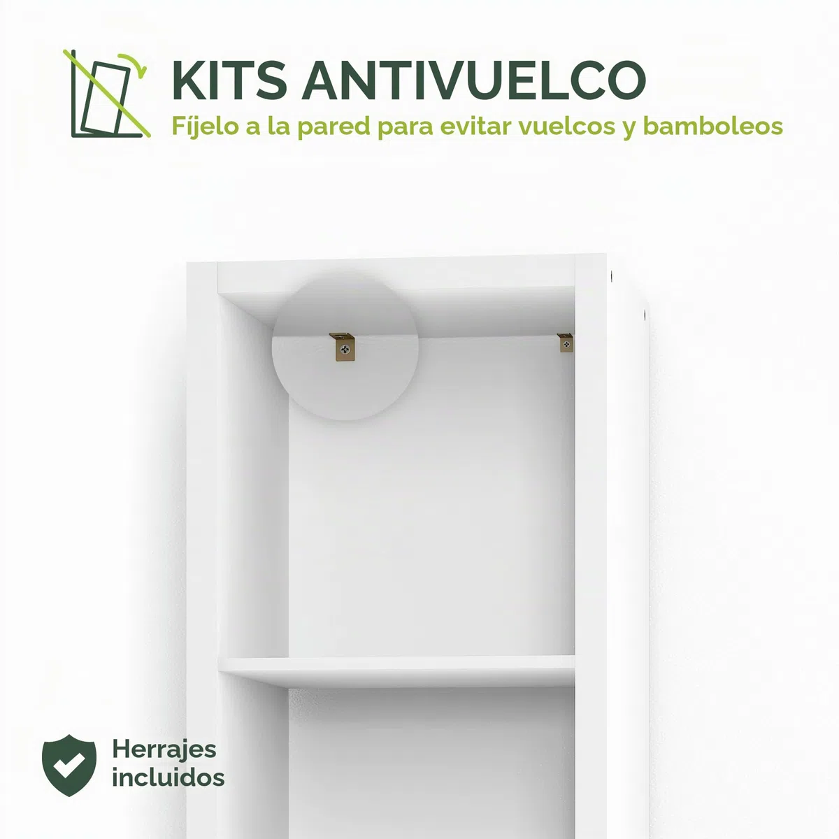 Furinno Cubículo Organizador de Almacenamiento Decorativo con Parte Trasera Abierta, 2 Cubos, Gris Claro
