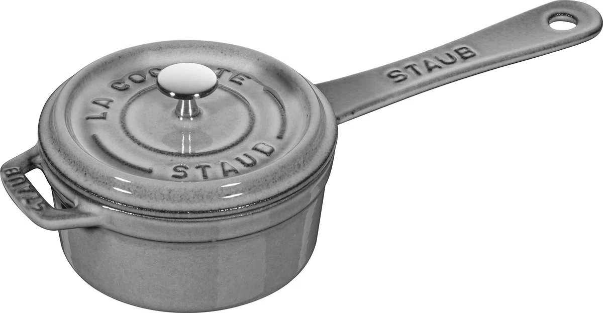 Staub 1241018 - Cacerola (10 cm), color gris