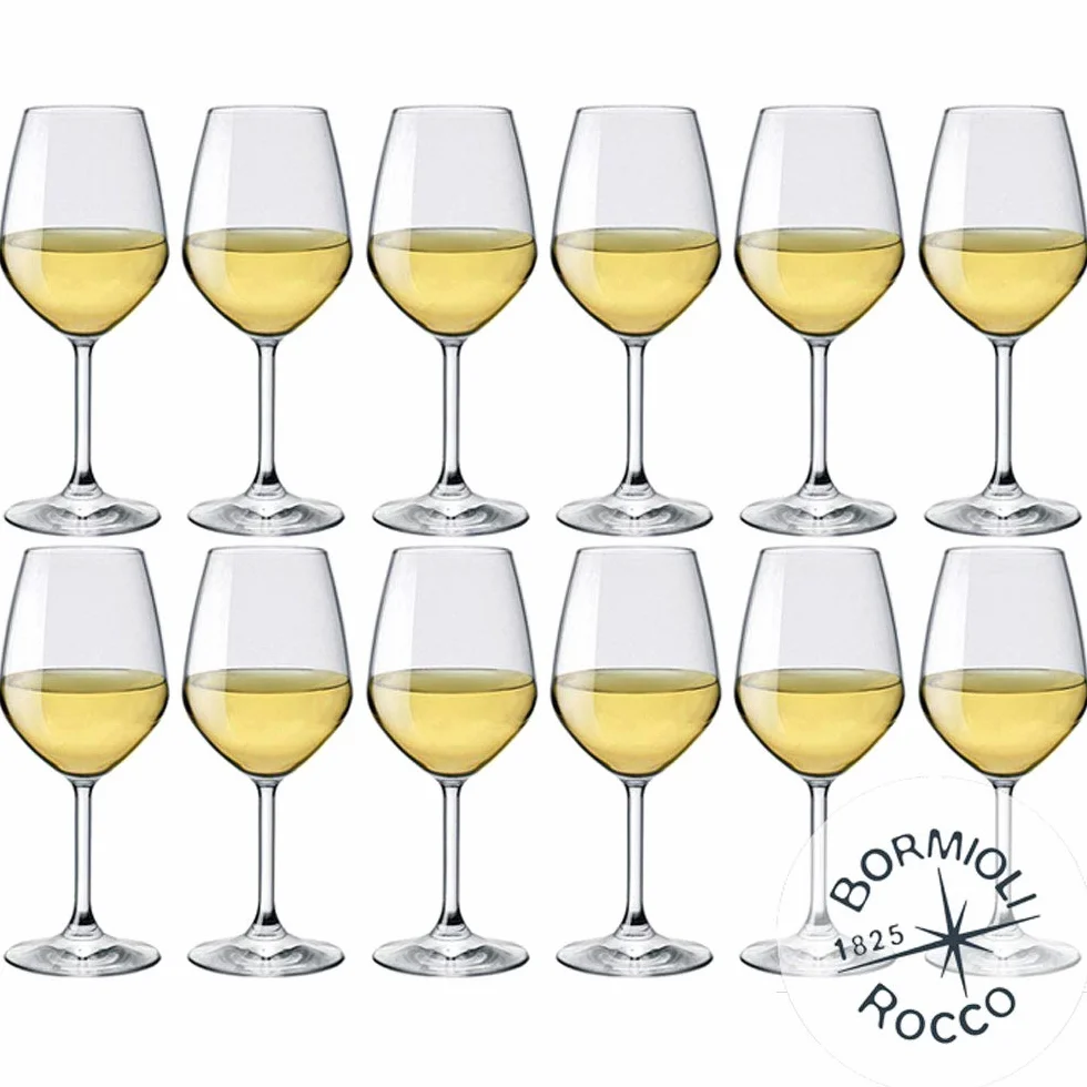 BORMIOLI ROCCO - Juego de 12 copas de vino blanco de 44,5 cl