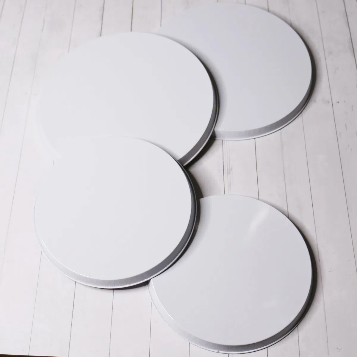 Reston Lloyd Juego de 4 fundas para quemadores eléctricos, color blanco