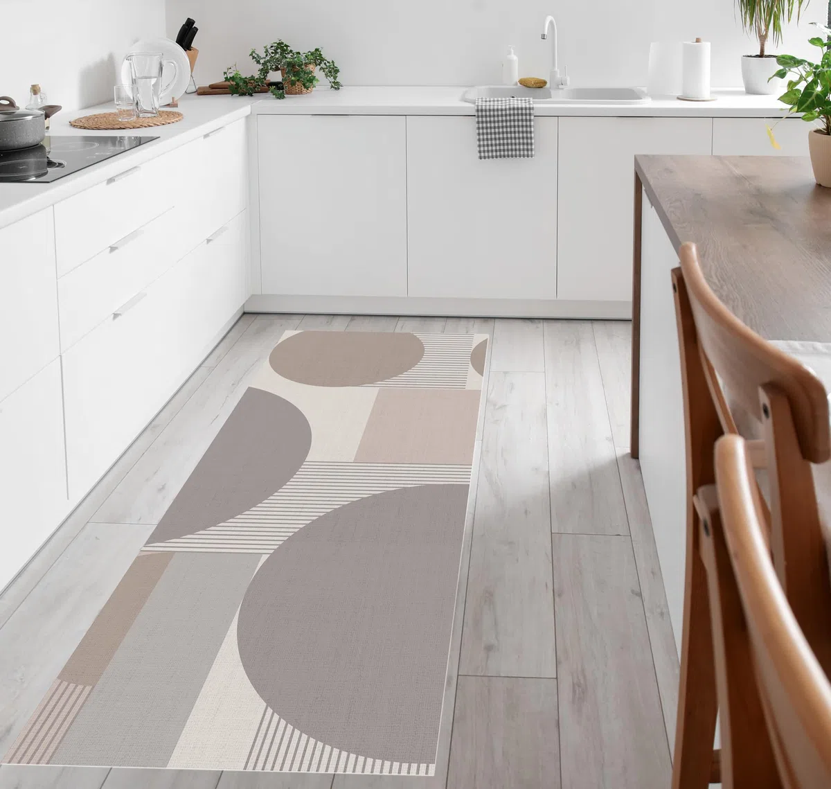 VINILIKO Design | Alfombra Vinílica Hermes 50x140 cm - Antideslizante, Impermeable, Lavable - Varios Tamaños - Alfombra Vinilo Salón, Cocina