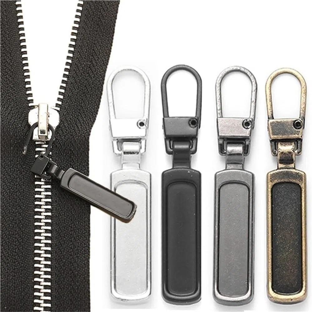 Tirador de cremallera de repuesto multifuncional, tirador de cremallera de repuesto, accesorio de tirador de cremallera universal, pequeño reparador de cremallera ajustable, tirador de cremallera comp