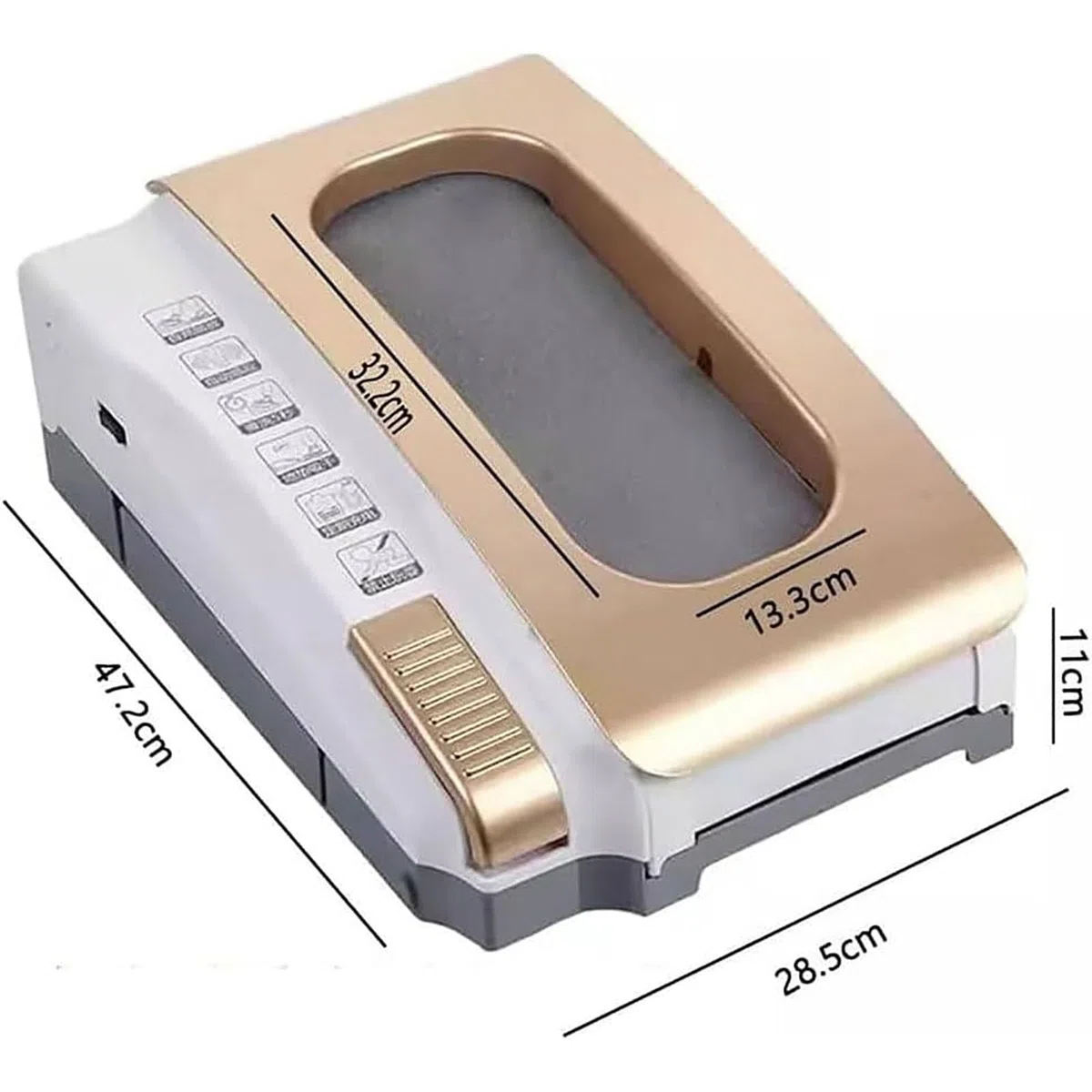 Limpiador De Calzado Automático Inteligente por Inducción, Limpieza En 5 Segundos/Eliminación De Manchas De Alta Eficacia, Velocidad: 260 RPM, para Hoteles Y Aeropuertos.,Red