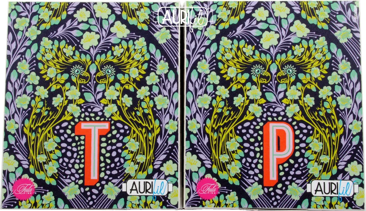Tula Pink Tula Sunrise - Juego de 20 bobinas pequeñas de hilo Aurifil, 50 pesos TP50SC20