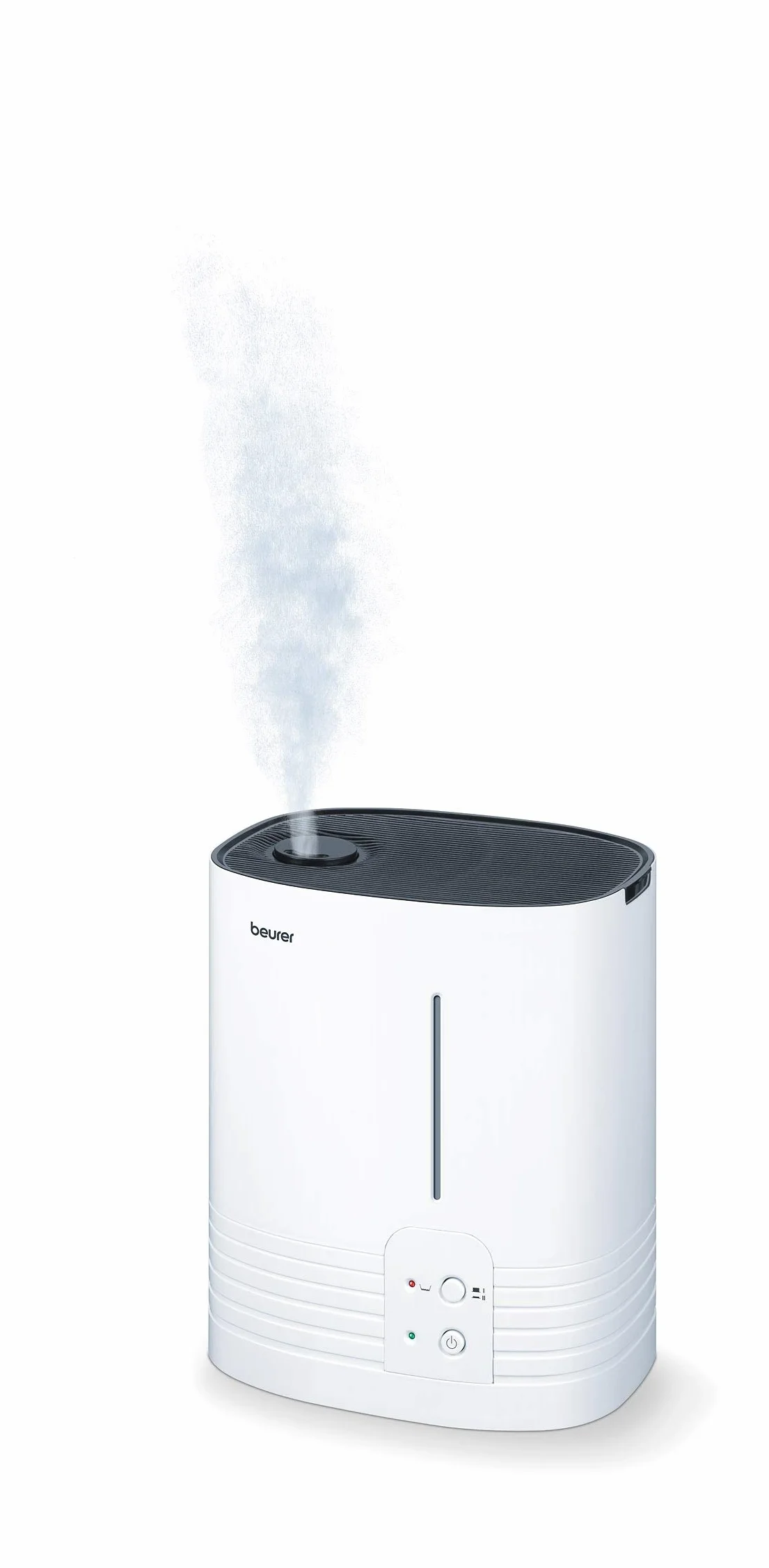 Beurer LB55 Humidificador con Tecnología de Vaporización de Agua Caliente, Espacios Hasta 50 m², Máxima Nebulización 400Ml/H, 365 W, Depósito 6 Litros, Blanco