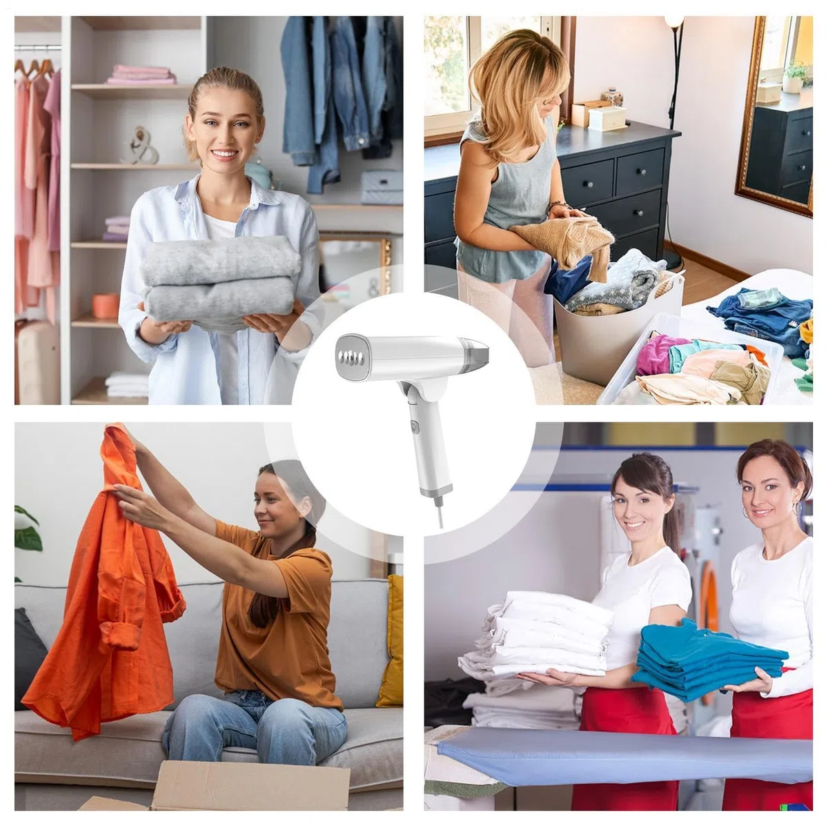 Plancha De Viaje A Vapor Prensa de tela con panel térmico de 1300W | Vaporizador De Ropa Portátil Para Viaje Hogar Ropa Camisas Sábanas Edredón Dormitorio Cama Residencia Mujeres Hombres
