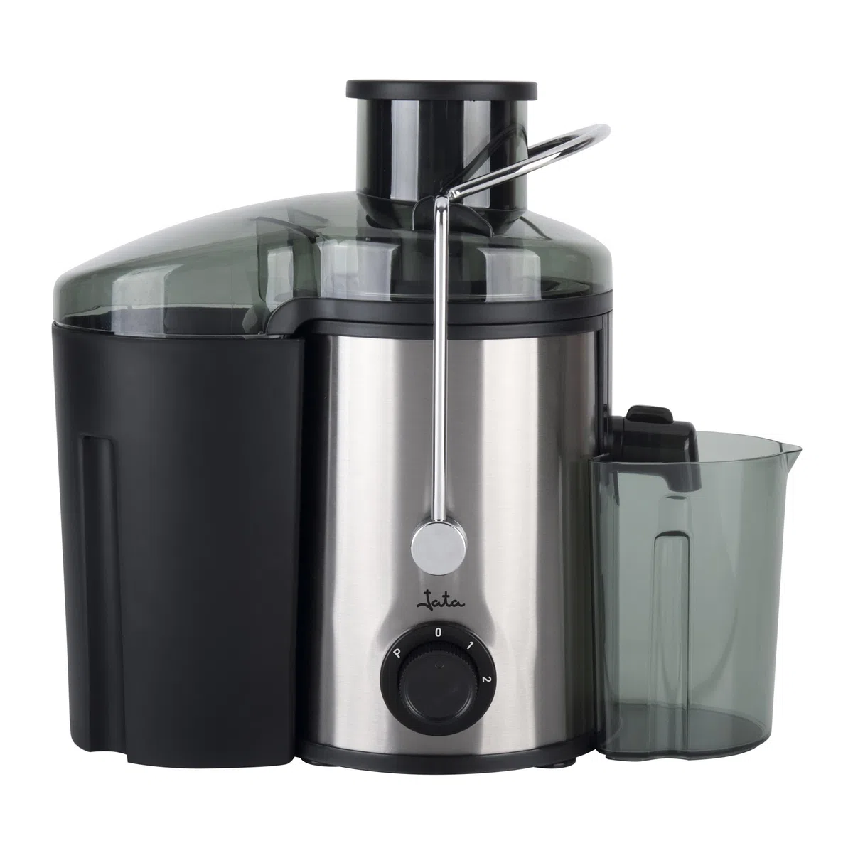 JATA JELI1580 - Licuadora para Verduras y Frutas. Licuadora de Acero Inoxidable. 2 velocidades + Pulse. 13000 rpm. Filtro Acero Inoxidable. Boca Ancha: 7 cm. Jarra 450 ml. Depósito: 1500 ml