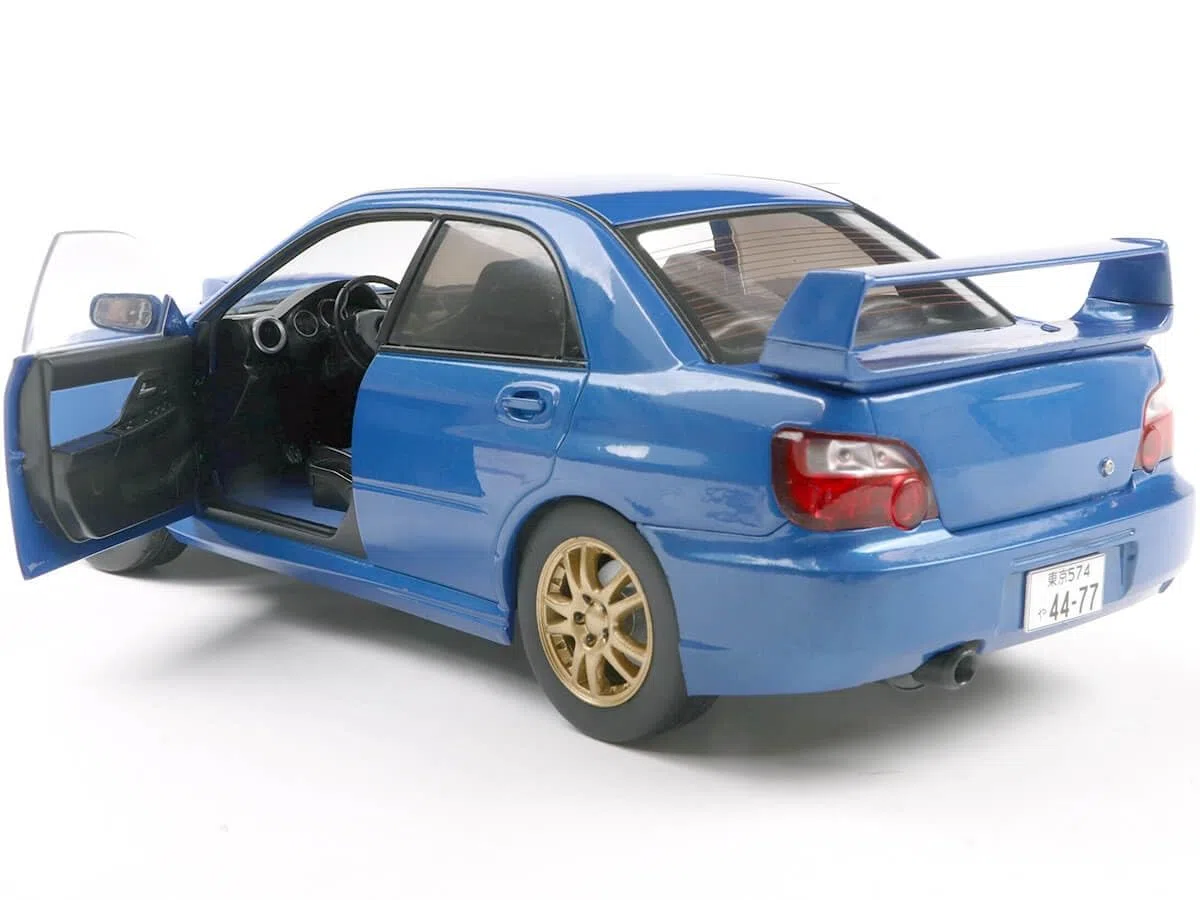 Subaru Impreza WRX STI Sonic Blue 2003 1:18