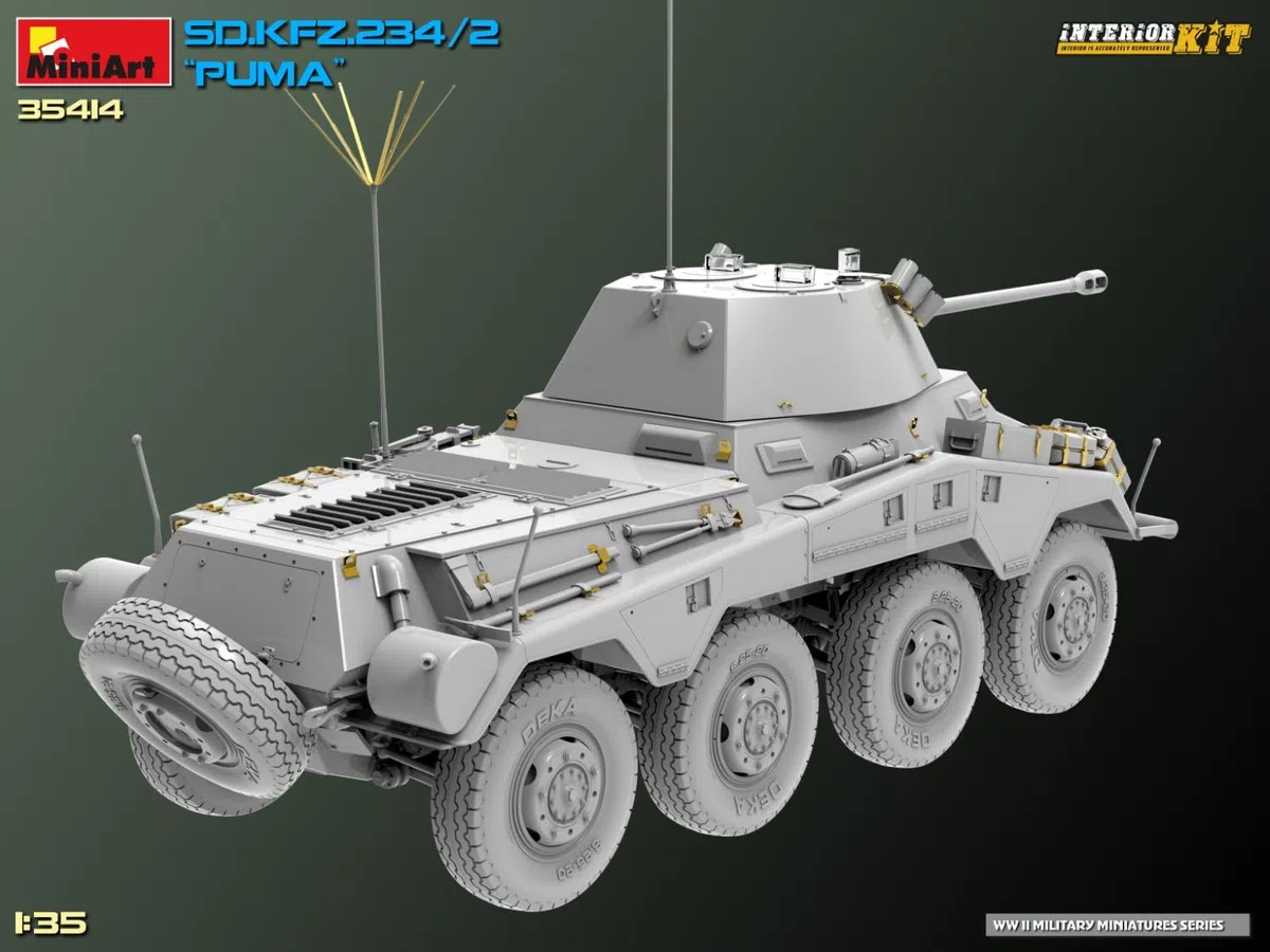 Miniart - sd.kfz.234/2 puma 1/35 - miniart 35414
