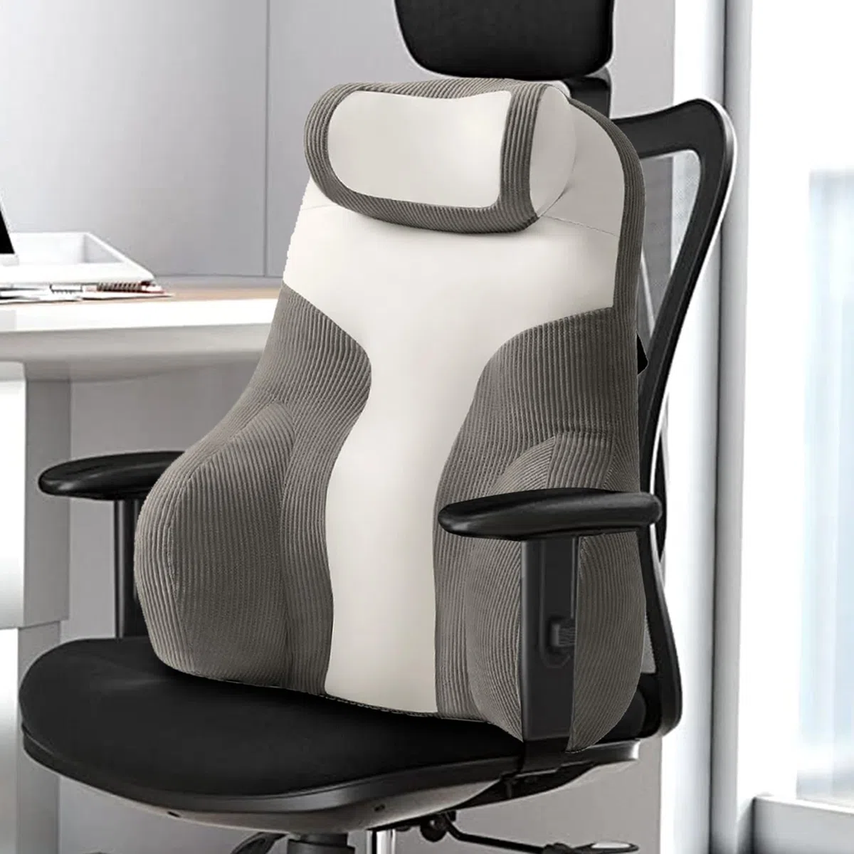 Cojín De Soporte Para La Espalda Para Sofá,Cojín De Soporte Para La Espalda Con Reposabrazos - Cojín De Cama Para Leer - Cojín Ergonómico Y Cómodo Para Los Brazos De Soporte Lumbar,