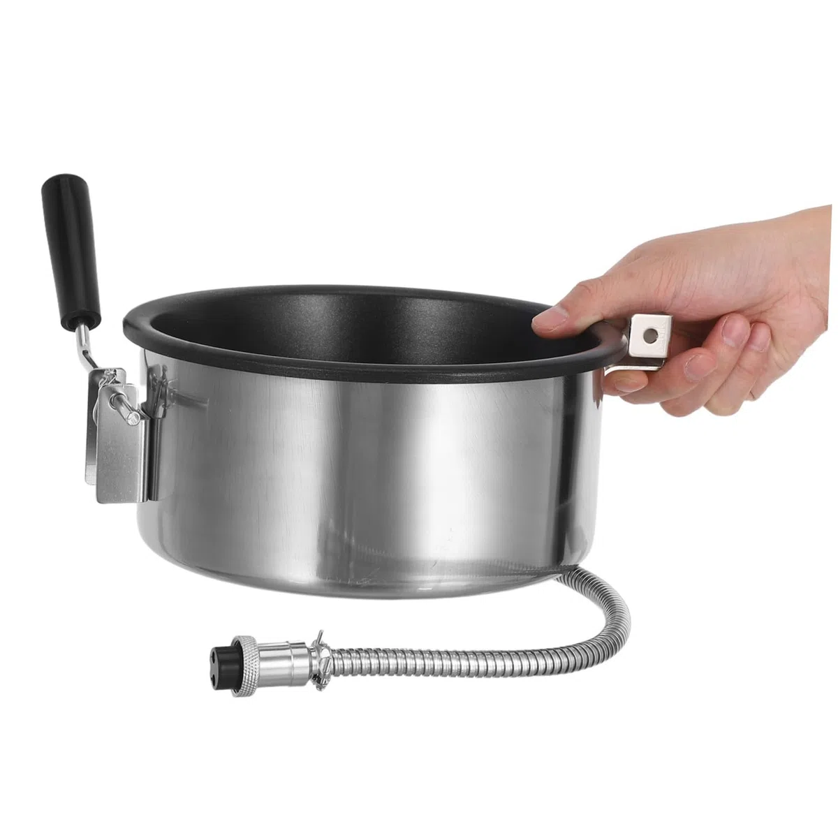 TOYANDONA Olla Antiadherente para Hacer Palomitas 8 Onzas de Metal, Accesorio Comercial para Máquina de Palomitas, Resistente al Calor, Repuesto para Palomitero en Fiestas y Uso Doméstico