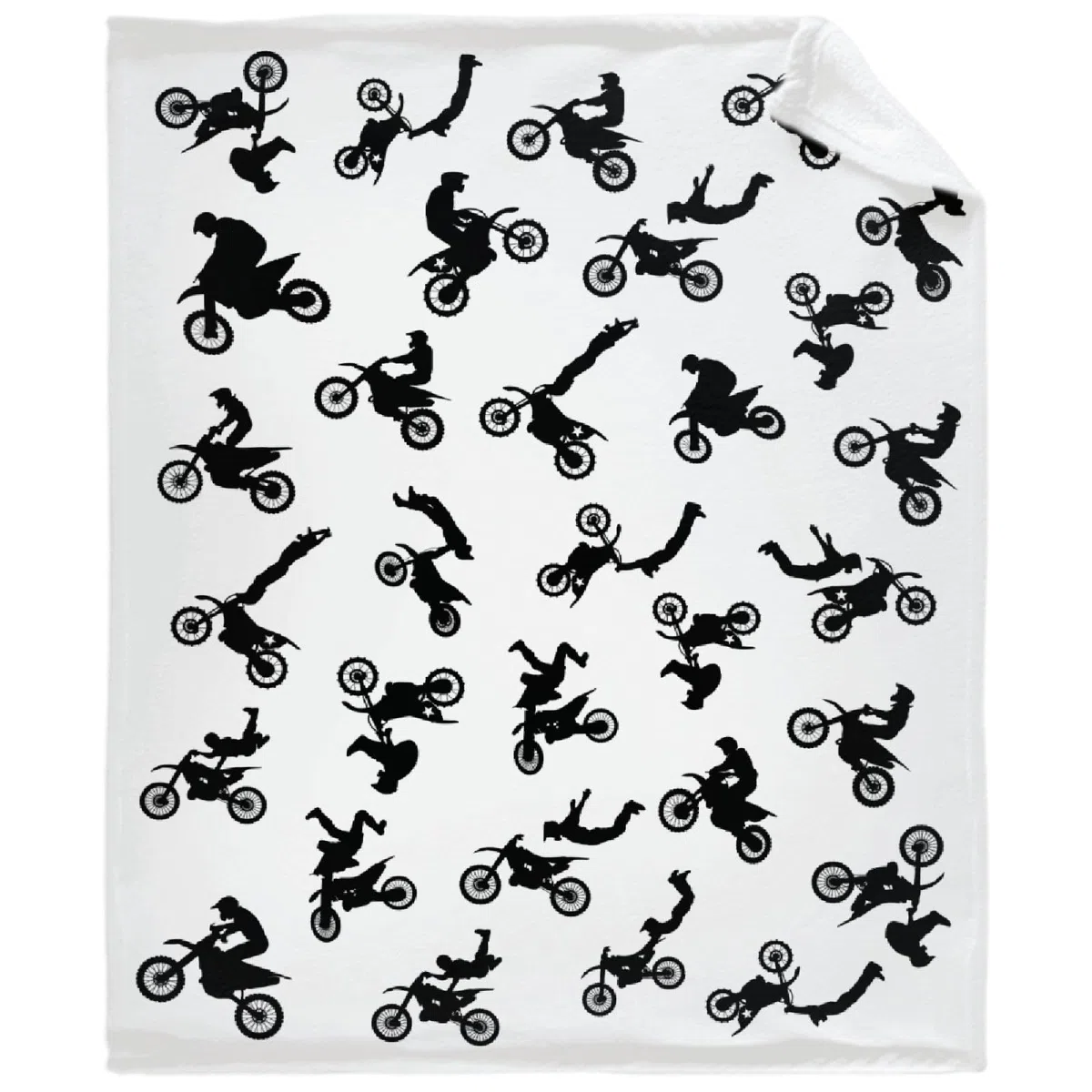 Manta de moto de cross, regalo para niños y niños, manta de motocicleta | Manta suave para niños y amantes de la motocicleta, regalo para niños, para decoración de sofá, cama, 50 x 40 pulgadas