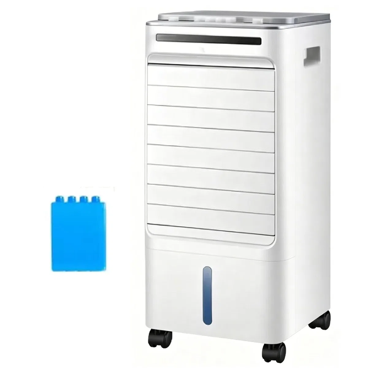Aire acondicionado portatil con agua de 5 L, 3 velocidades, oscilación de 120°, aire acondicionado sin tubo para dormitorio, oficina