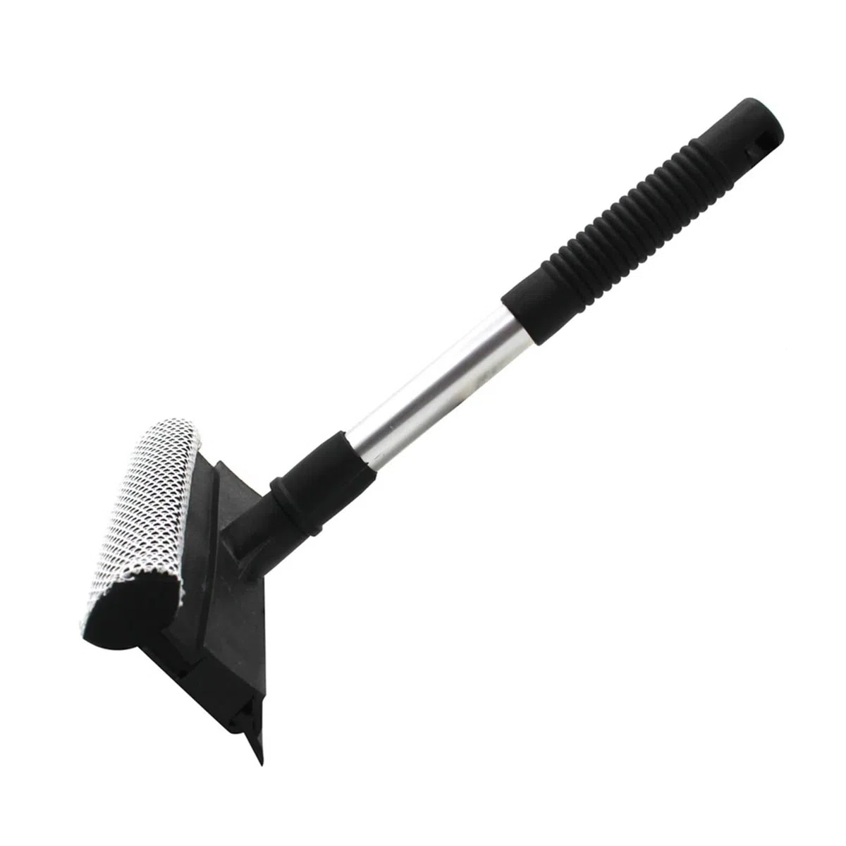 Limpia Cristales Cepillo Limpiador de Cristales de Doble Cara, Limpiador de Ventanas, práctico Cepillo Limpiador for el hogar y la Cocina, Limpiador de Cristales Negro, rasqueta de 20x25cm