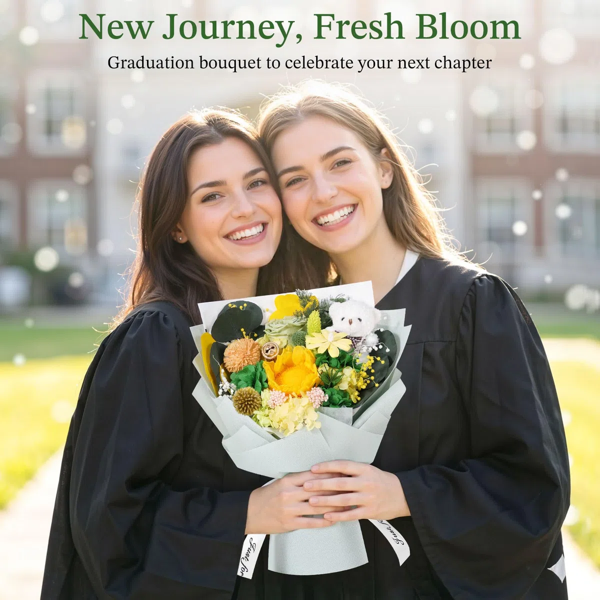 Emibele Ramo Girasoles Preservados, Flores para Entrega Prime, Ramos Flores Eternas, Cumpleaños Aniversario San Valentin Día Madre Graduación Regalos Flores para Ella Mujeres Esposa Madre Amigas