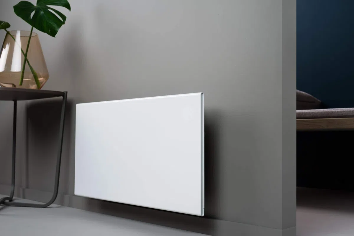 Adax Neo H - Radiador Electrico Bajo Consumo 600W | Calefactor Bajo Consumo | Radiador eléctrico moderno 330mm | Calefactor Electrico KDT Blanco | IP24C, Class II