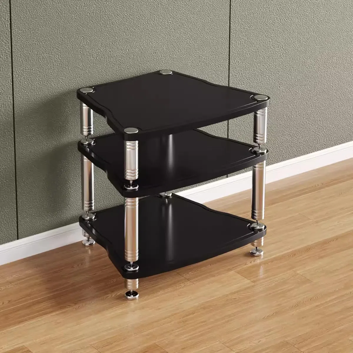 Soporte para componentes de Audio de Alta Resistencia, Soporte para Medios de Audio y Video, Soporte para Reproductor de Discos estéreo de 1, 2, 3 y 4 Capas, Soporte para componentes estéreo