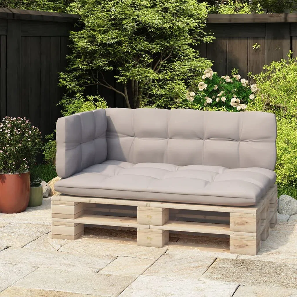Genérico Respaldo para sofá de palets 110 cm Hierro Negro,Mobiliario,Accesorios para Muebles de jardín,Negro,4.78 kg,315790