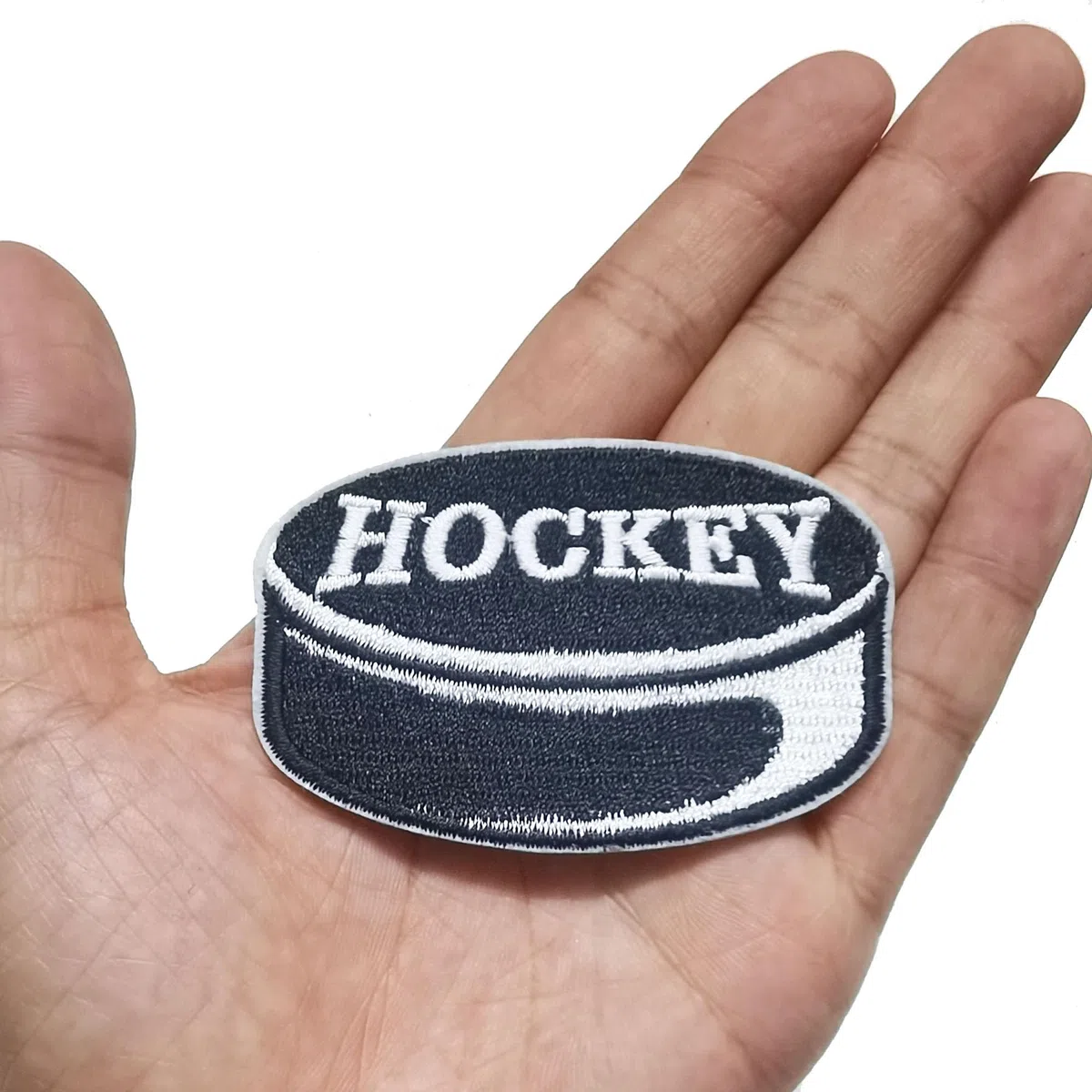 Juego de 12 parches de hockey sobre hielo, parches bordados para el día del juego, deportes, parches bordados con plancha para sombrero de camionero, apliques bordados a máquina, gorra,