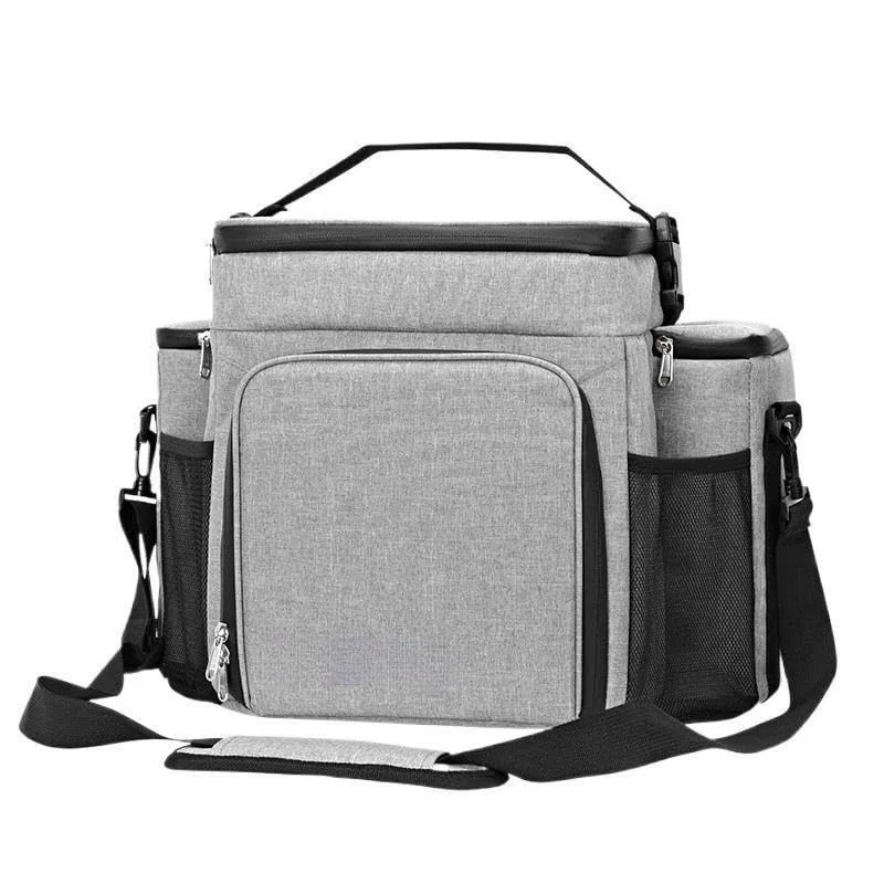 Bolsas de almuerzo for mujeres y hombres con bolsa de almuerzo con aislamiento, bolsa térmica portátil que contiene loncheras, botellas de agua y refrigerios. Mantiene la comida fresca y fresca for el