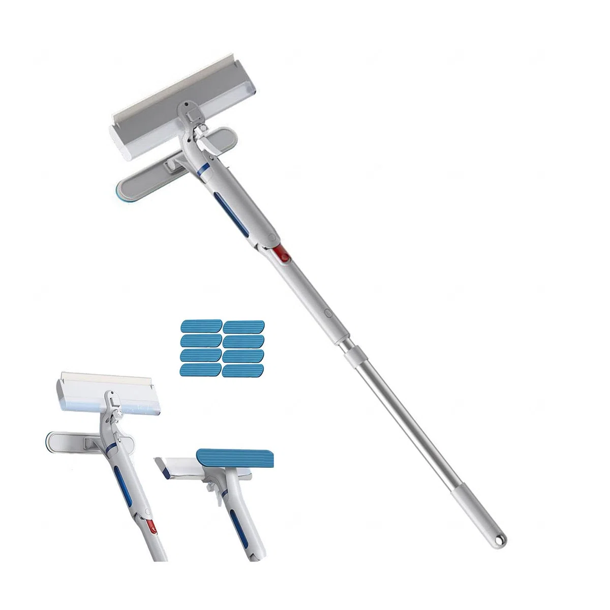 Limpiacristales con Pulverizador de Ventanas con Depósito de Agua Residual Limpiacristales en Spray de Doble Cara Adecuado para Múltiples Escenarios