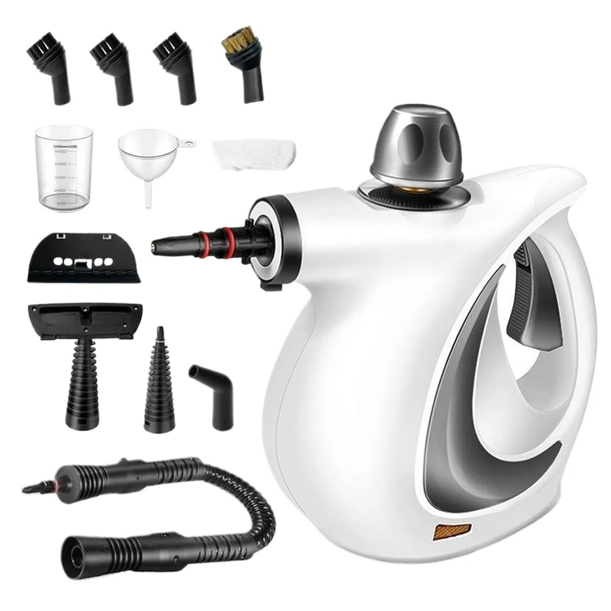 Limpiador de Vapor Portátil a Mano,Calentamiento Rápido, Potente y Seguro | Limpiador a Vapor Portátil para Juntas, Suelos, Tapicería, Coches, Ventanas | Para Coches, Cocina, Muebles, Ventanas, Sucied