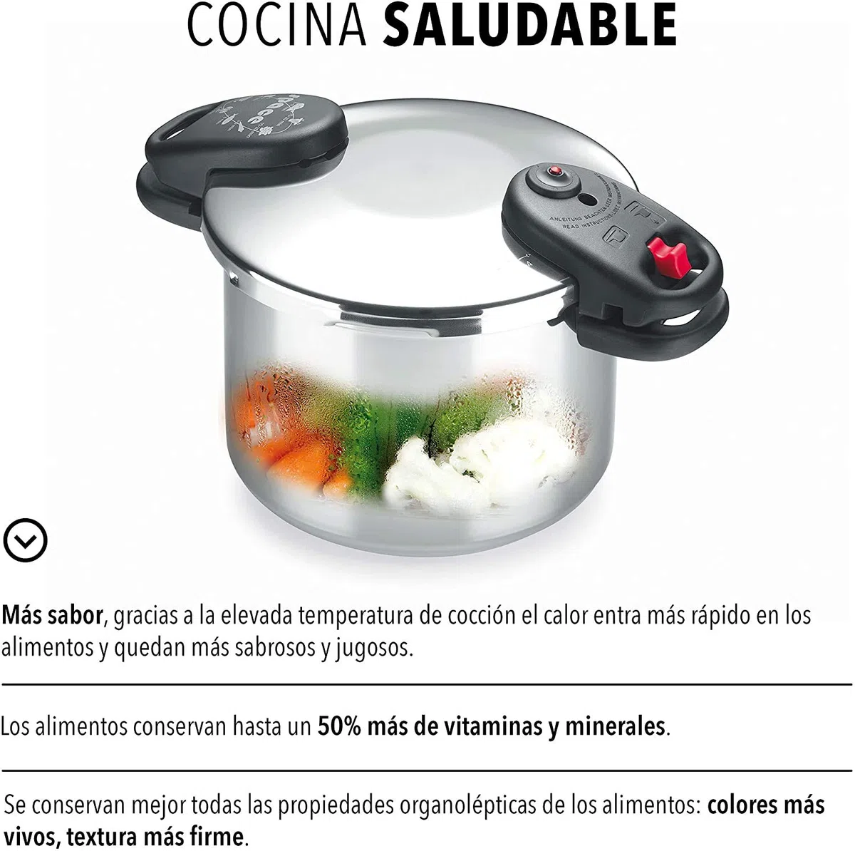 ALZA Space - Olla a presión super-rápida (6 litros)