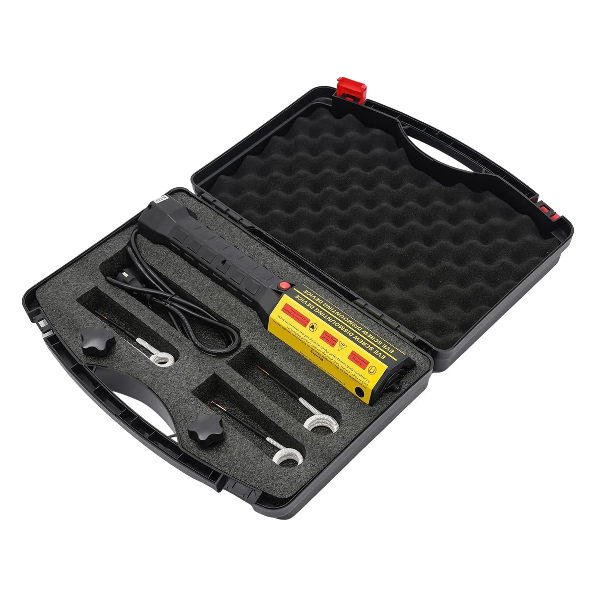 Calefactor magnético de inducción de 220 V, desenroscable de tornillos, calefactor de inducción sin llamas, dispositivo de calefacción por inducción mini magnético
