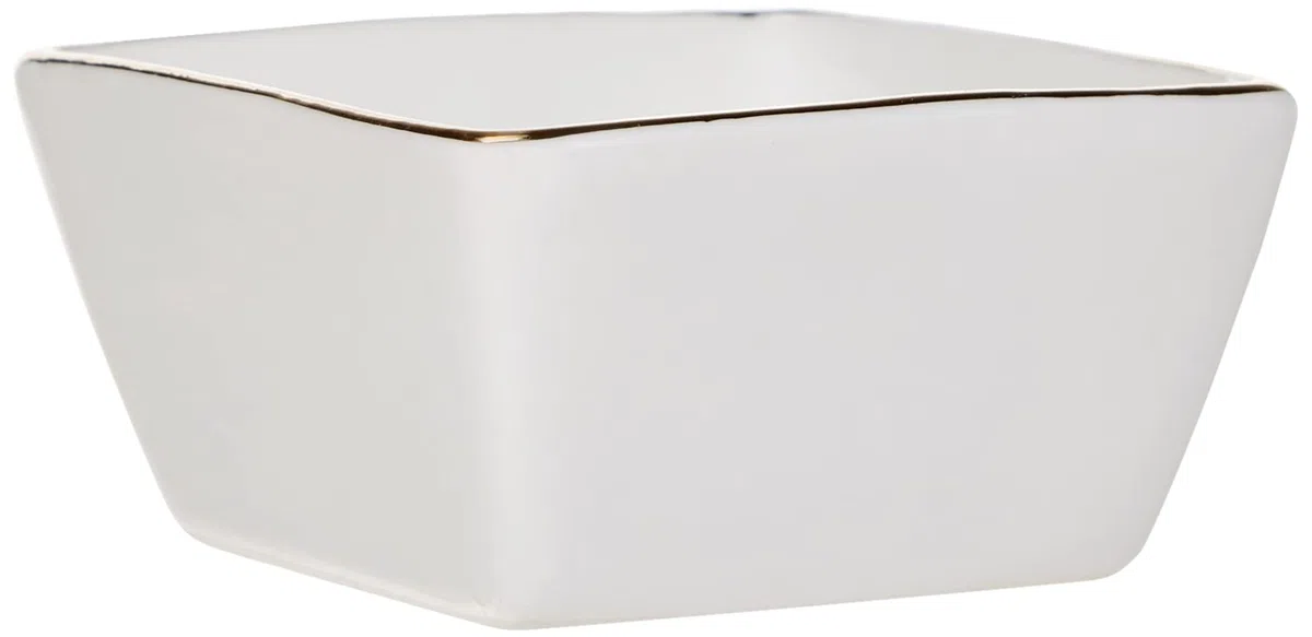 MÄSER 931735 Serie Professional Dining - Juego de cuencos para cereales, hueveras, cuencos, azucareros, leche, cuencos para salsas y platos para servir, 24 piezas, color blanco con borde dorado,