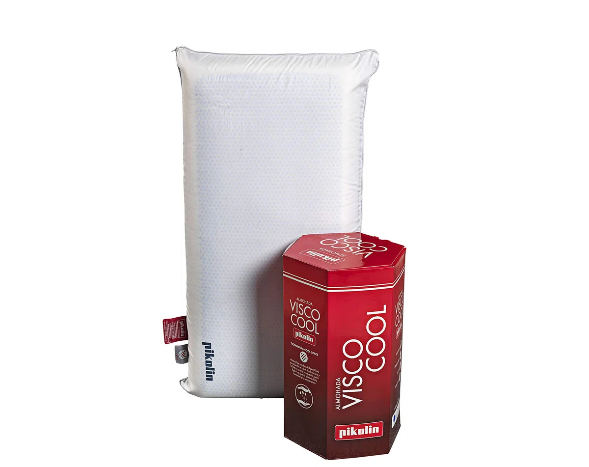 PIKOLIN Almohada Viscoelástica Premium | Firmeza Media | 70 cm | Refrescante Tecnología Cool Space | Desenfundable | VISCO Cool