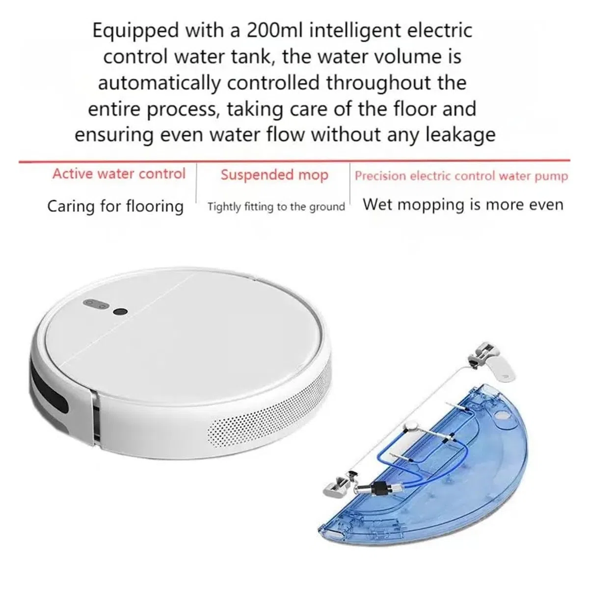 Accesorios compatibles con Dreame, F9 robot barredor accesorios control eléctrico tanque de agua tanque de agua(4pcs Tank white)