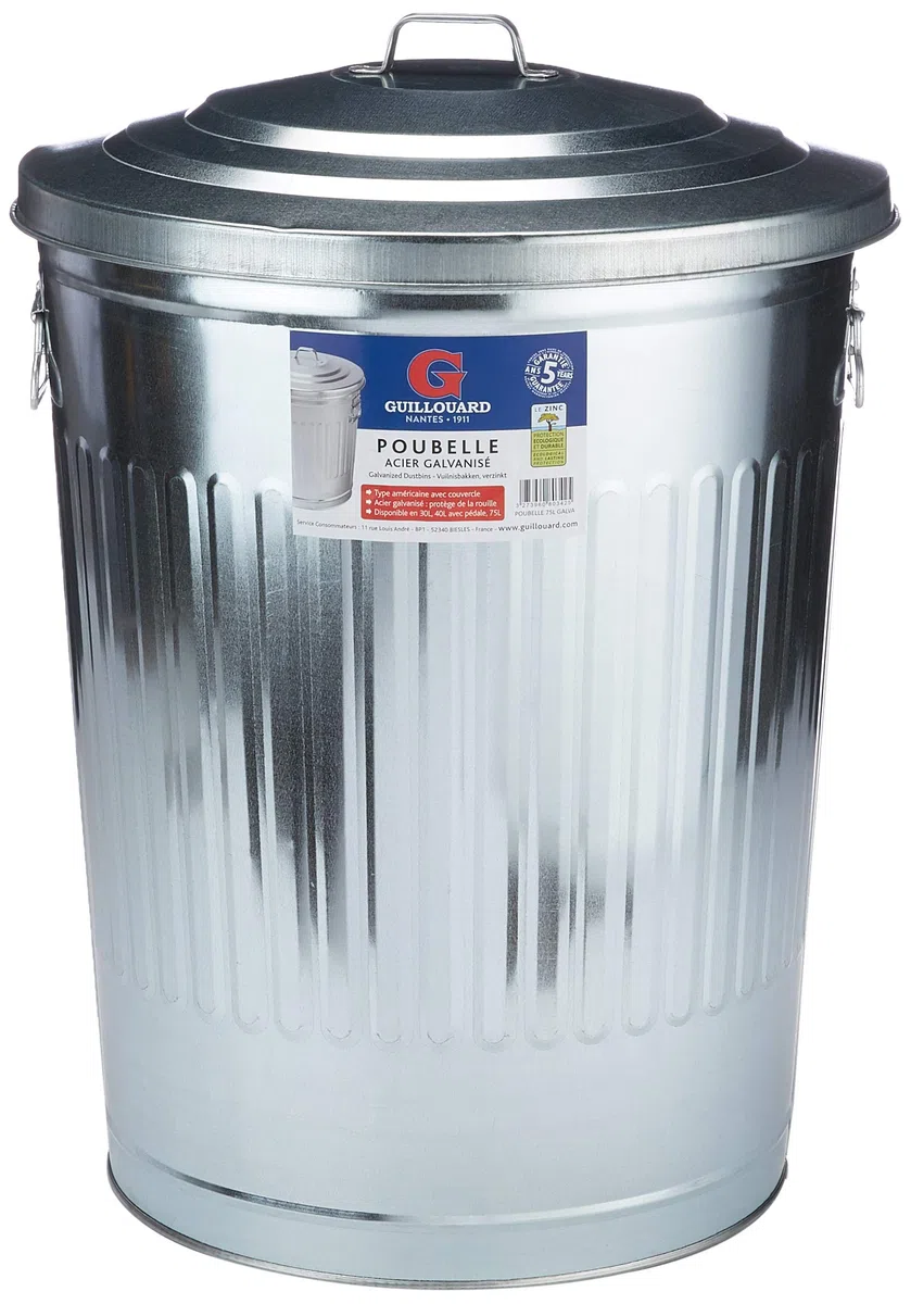 GUILLOUARD Basura Americana, Acero galvanizado, 62