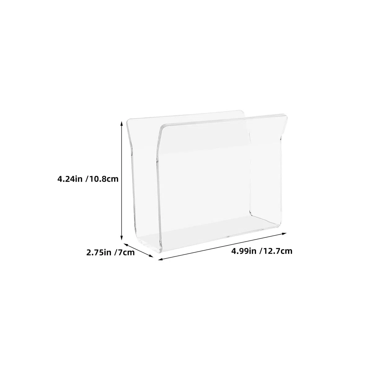 DOITOOL Dispensador de servilletas acrílico de 3 piezas: Soporte para pañuelos de encimera para cocina, baño, mesa de comedor - Dispensador de servilletas transparente para pañuelos y toallas de