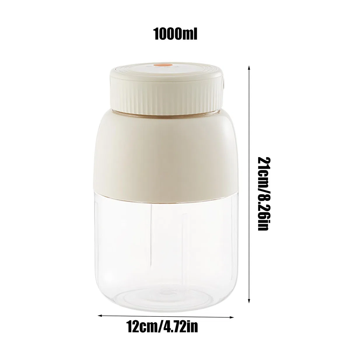 Batidora De Alimentos - Vasos Mezcladores Portátiles,Mezcladora Eléctrica Manual Multifuncional Para Excursionismo Viajes Preparación De Comidas Deporte Acampada Zumos Bebidas Frutales Caseras