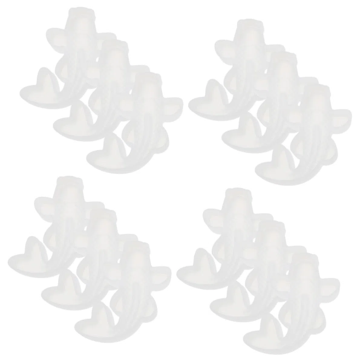 Gadpiparty Molde De Silicona Para Decoración De Pasteles Forma De Para Jabón Para Manualidades Diy 3 Piezas X 4