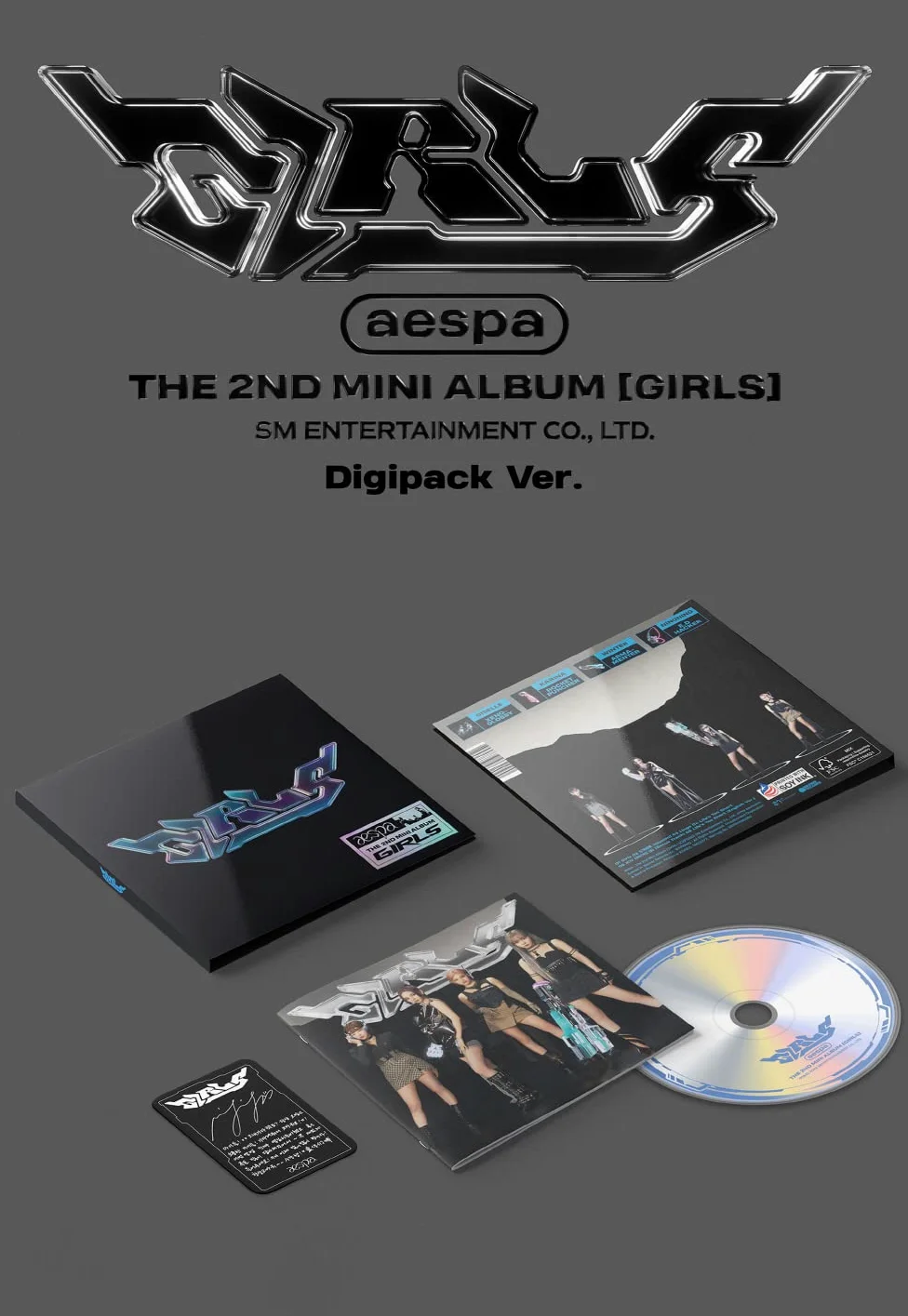Dreamus aespa - 2do Mini Álbum Girls DIGIPACK ver CD (Xenoglossy GISELLE ver.) (SMK1455)
