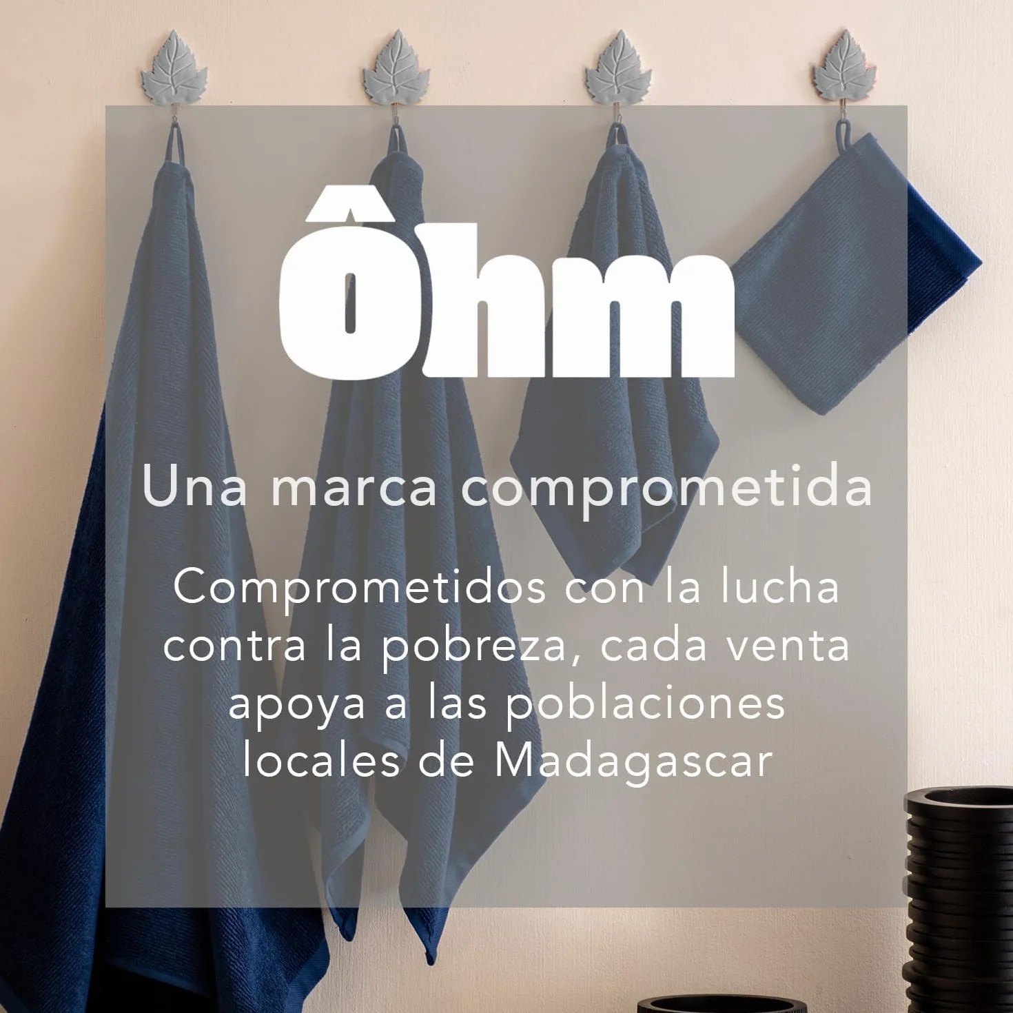 Ôhm Juego de Toallas de Baño 8 Piezas 100% Algodón 500 g/m² – 2 Toallas Ducha 70x140 + 4 Toallas Lavabo 50x100 + 2 Toallas Mano 30x50 – Set Familiar Alta Absorción – Blanco – Oeko-Tex