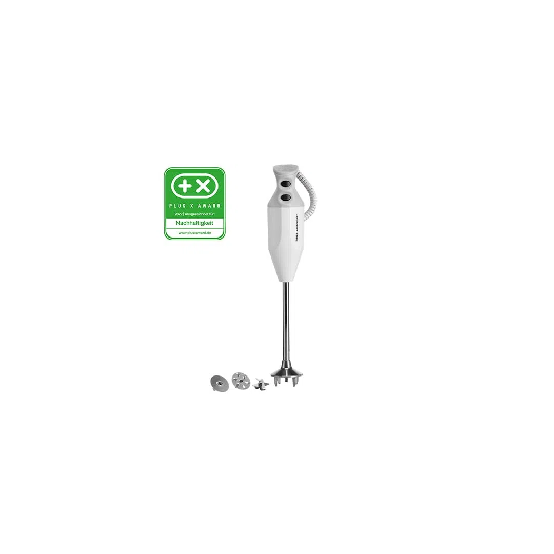 ESGE-Zauberstab P 200 Profi 90860 - Batidora de mano (incluye accesorios, hasta 17.000 rpm), color blanco y gris