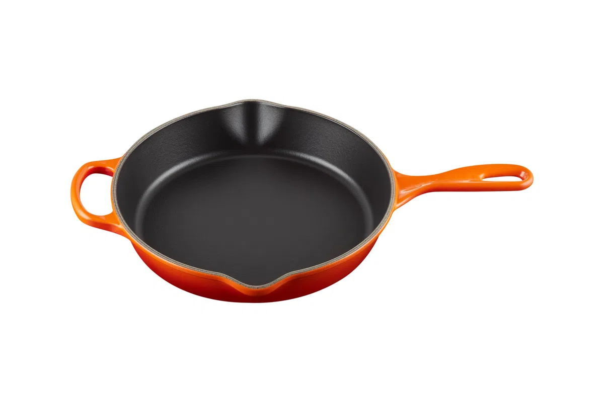 Le Creuset Sartén skillet alta de hierro fundido, 26 cm, 2 litros, Volcanico, 20187260900422