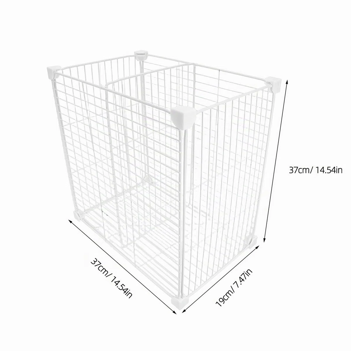 Cabilock Cestas Organizadoras para Congelador de Arcón Separadores sin Metal con Compartimentos Profundos Estante Modular para Refrigerador Contenedores Resistentes para Almacenamiento y